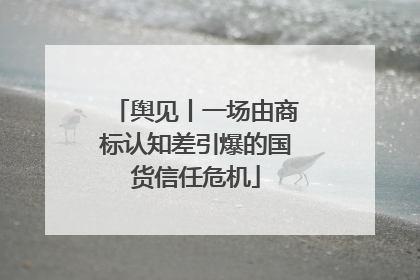 舆见丨一场由商标认知差引爆的国货信任危机