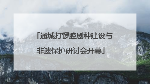 通城打锣腔剧种建设与非遗保护研讨会开幕