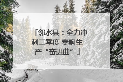 邻水县：全力冲刺二季度 奏响生产“奋进曲”