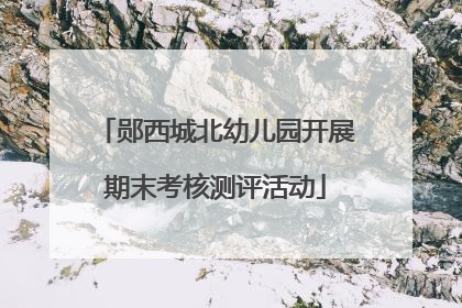 郧西城北幼儿园开展期末考核测评活动