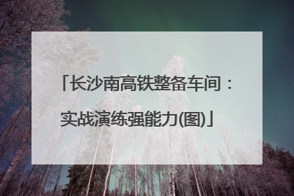 长沙南高铁整备车间：实战演练强能力(图)