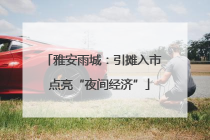 雅安雨城：引摊入市 点亮“夜间经济”