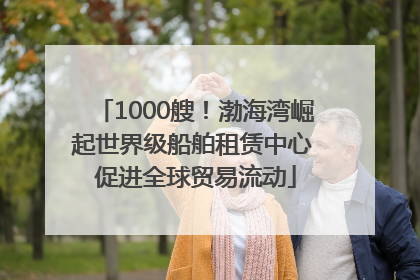 1000艘！渤海湾崛起世界级船舶租赁中心 促进全球贸易流动