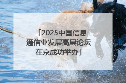2025中国信息通信业发展高层论坛在京成功举办