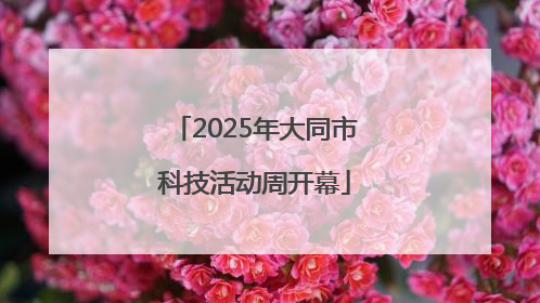 2025年大同市科技活动周开幕