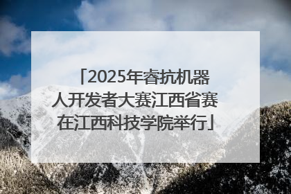2025年睿抗机器人开发者大赛江西省赛在江西科技学院举行