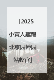 2025小黄人趣跑北京园博园站收官