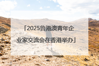 2025鲁港澳青年企业家交流会在香港举办